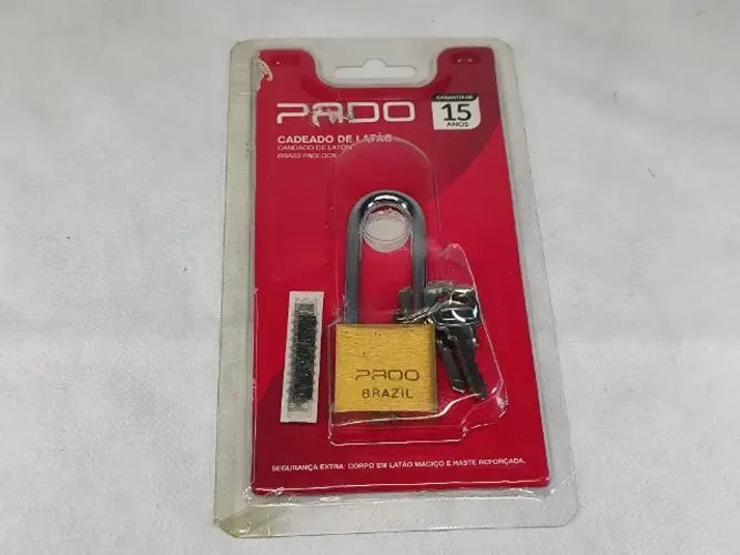 Cadeado Haste Longa Sm 30x50mm Pado 2 Chave