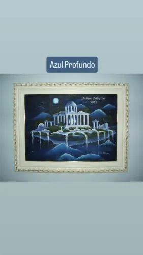 Quadro Azul Profundo