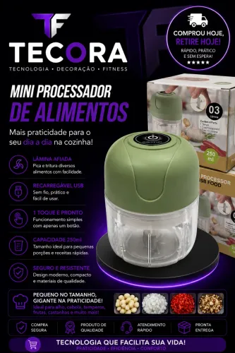 Mine processador de alimentos 