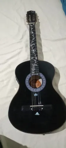 Vendo violão eletrico cordas de aço da marca queen's
