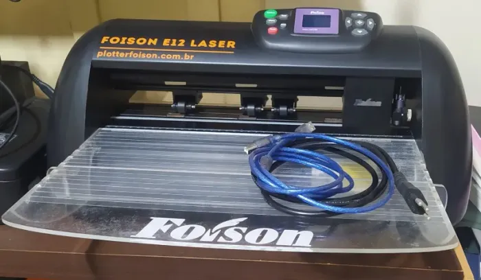 Plotter de Recorte Foison E12 Laser - Pouco Uso + Acessórios