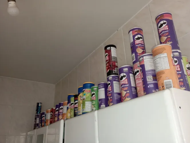 KIT 100+ LATINHAS DE PRINGLES PARA ARTESANATO 