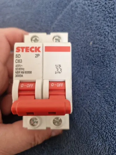 Disjuntor steck SD 2P C63