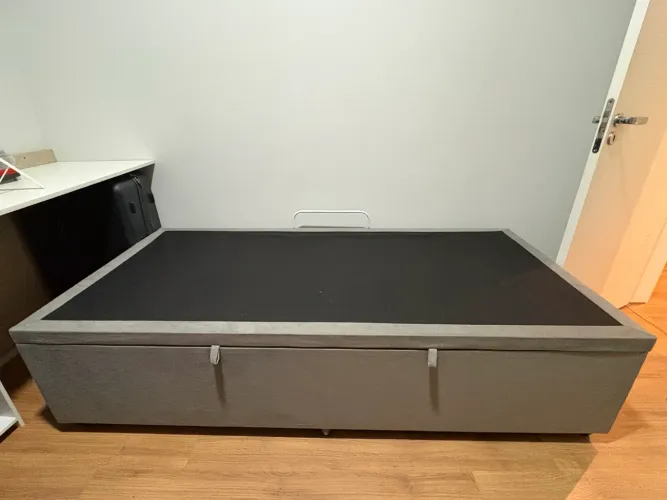 Cama baú solteiro