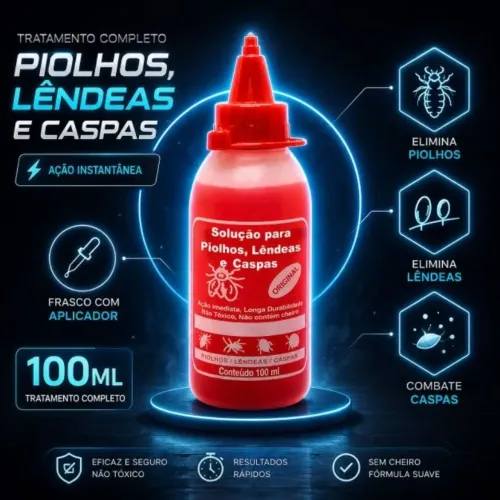 Xô piolhos, lêndeas e mosca
