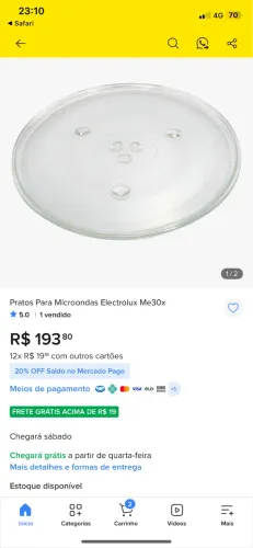 Prato para microondas - 569AP 32