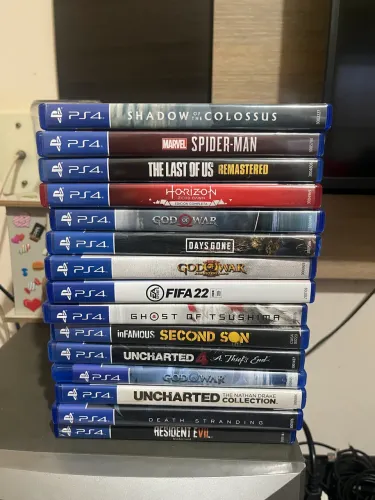 Lote de jogos Exclusivos e jogos grandes ps4