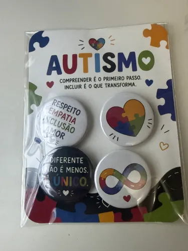 Kit 4 bottons Autismo
