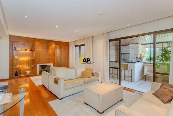 Apartamento mobiliado para locação na Vila Andrade, 4 dormitórios, sendo 2 suítes, 4 vagas