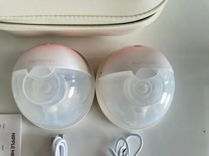 Bomba Tira Leite Momcozy M5 Portátil Geração 2 Kit 2 Unidades