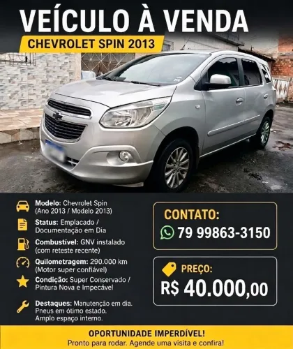 Chevrolet Spin LT 1.8 8V Econo.flex 5P Aut. 2013
