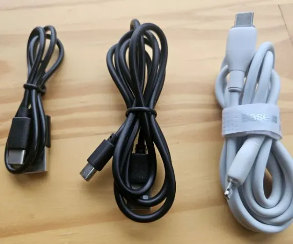 2 Cabos USB C e 1 Cabo Lightning Para Iphone