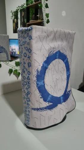 Capa antipoeira para Ps5 do God Of War Ragnarok