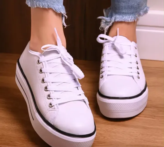 Tênis Plataforma feminino ,moderno Clássico Star