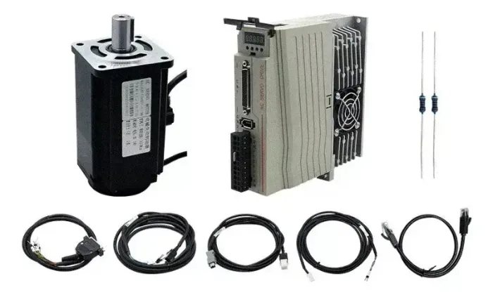 Kit Servomotor Ac Hltnc 1 Kw / 1000w 4nm 110 V + Driver T3dl