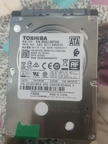 HD 500gb notebook saudável