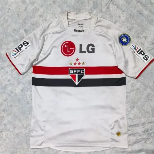 camisa original 2009 são paulo fc branca #10 tamanho pp 2010 spfc