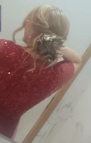 vestido de festa vinho