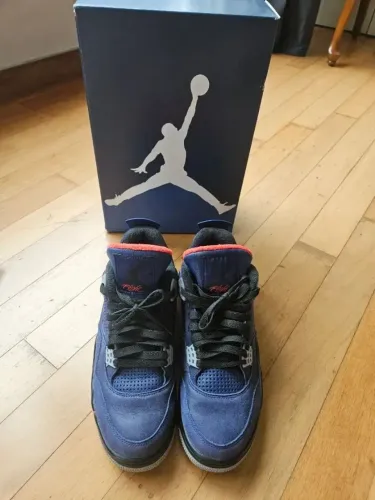 Tenis Nike Air Jordan 4 Retro Winter 'Loyal Blue' (2019) CQ9597-401 Original N43