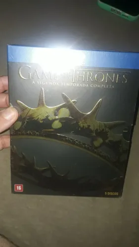 Game of Thrones temporada 2 em blu-ray lacrado.