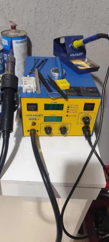 Ferramentas eletrônica, estão de solda yaxum 902+,fonte AFR fa3005, simulador de módulo