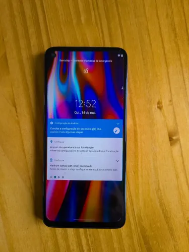 Celular Android Grande 128gb Cam 50MP com NFC - Moto G9 Plus