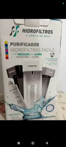 PURIFICADOR HIDROFILTROS FACILE C3 ÁGUA NATURAL SELO INMETRO COR BRANCO