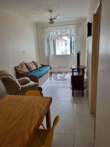 Apartamento com 1 dormitório para alugar, 62 m² por R$ 3.698,00/mês - Pompéia - Santos/SP