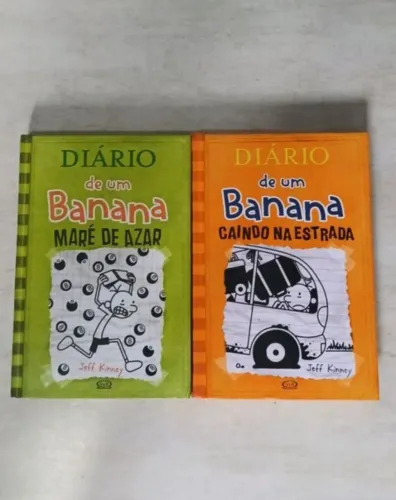 Kit livros: Diário de um Banana 8 e 9