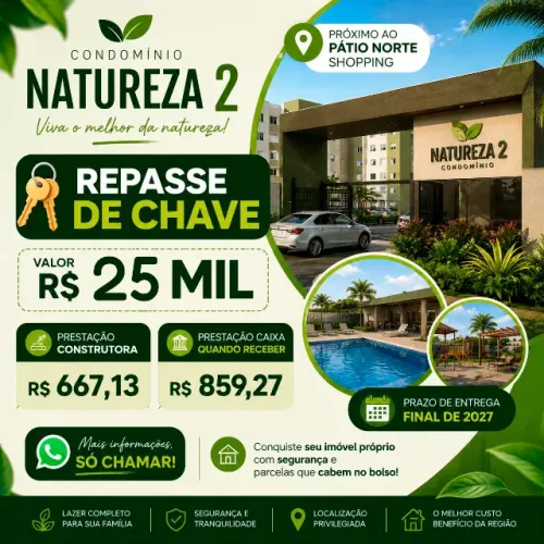REPASSE DE CHAVE - APT NA PLANTA