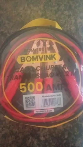 Cabo chupeta 500 Amp para bateria de carro e moto novo
