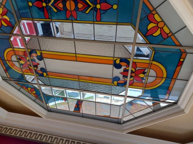 Vitral artístico em vidro