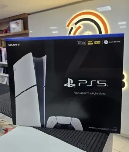 Playstation 5 Lacrado Midia Digital, 1 Ano de Garantia, Nacional, Loja Física, Parcelamos