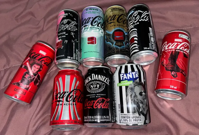 Latinhas Coca Cola Marvel Edição Limitada - Produto de colecionador 
