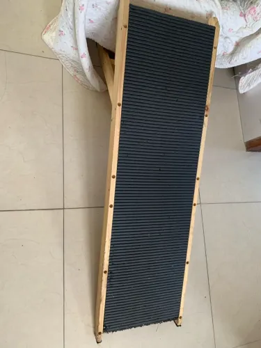 Rampa Pet para Cães e Gatos - Madeira com Antiderrapante - Sofá e Cama