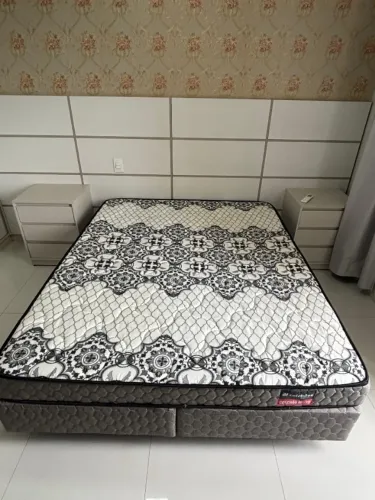 Cama Box Queen Ortopédico - BF Colchões