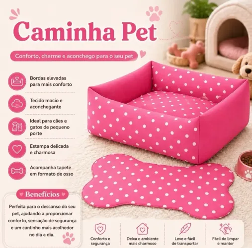 Kit Cama Completo para Pet