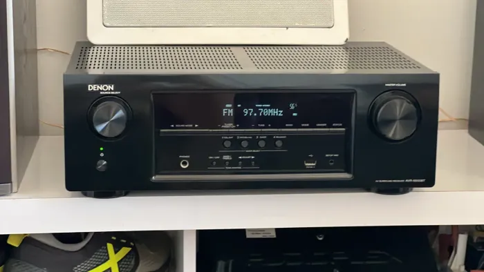 Receiver Denon BT-500 com Bluetooth e controle original
