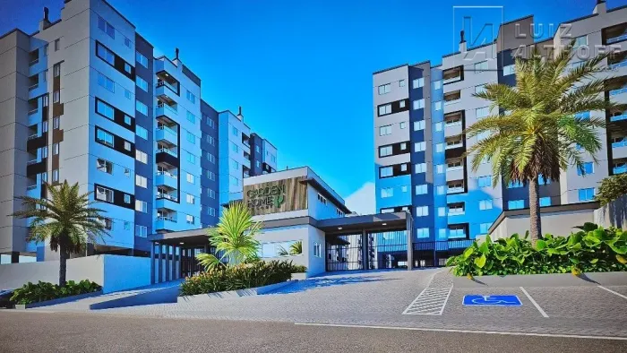 Apartamento 2 dorm sendo 1 suíte - Garden Home Resort - Pedra Branca -Palhoça/