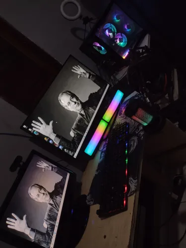 PC Gamer Completo Setup Completo! 2 Monitores + Periféricos RGB + Super Conservado