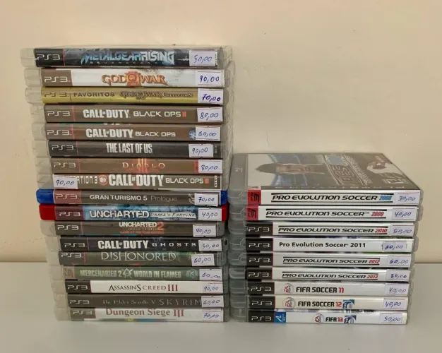 Lote 25 jogos PlayStation 3 original