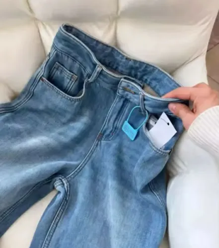 Calça jeans forrada