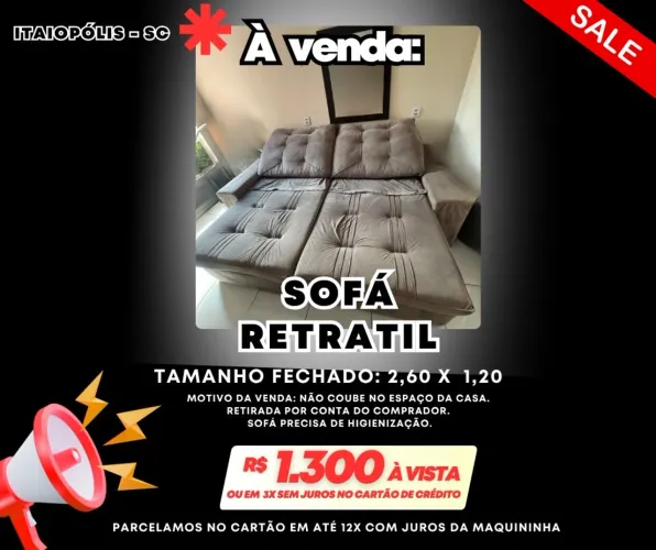 Vendo Sofá Retrátil