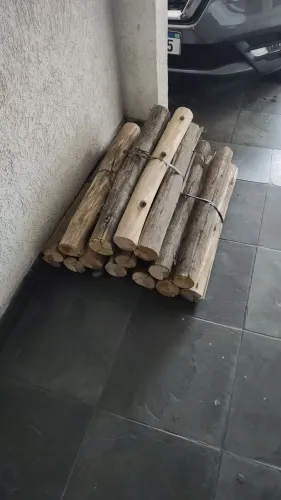Lenha de eucalipto de ótima qualidade para lareira, forno e fogão a lenha. Cortes de 80cms
