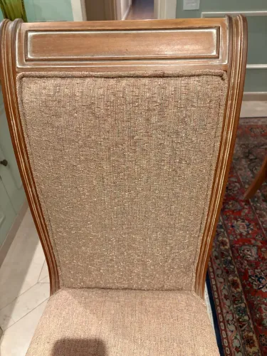 Vendo Conjunto de cadeiras mesa de jantar. 2 com apoio e 6 sem. 