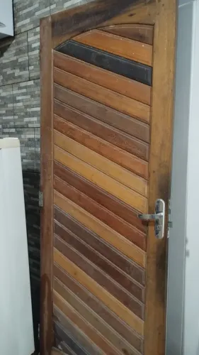 2 folha de Porta de madeira maciça