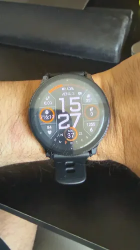 NOVO SmartWatch Garmin Venu 3 45mm (iOS e Android) (5 meses de uso ) c/ NF