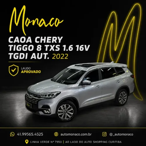 Chery Tiggo 8 TXS 1.6 Turbo Tgdi AUT 2022