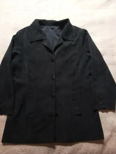 Casaco feminino veludo cotelê