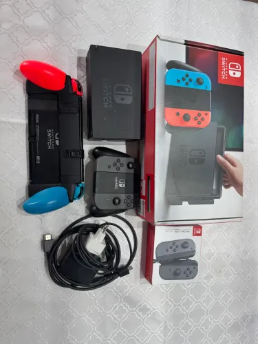 Switch v1 desbloqueado. Kit completo 